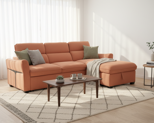 Abrazo Sectional Sofa Cum Bed