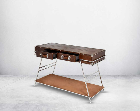 Luxury Console Table with open two drawer