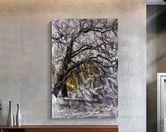 Metal art with table