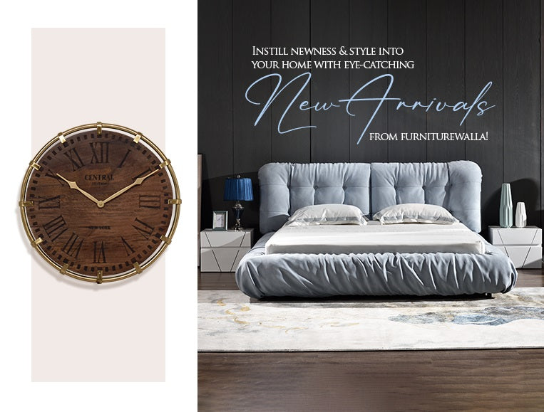 Instill newness & style into your home with eye catching new arrivals from Furniturewalla!