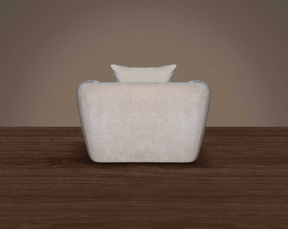 This 1 sofa behind  set  The matt gold-toned metal border accentuates exuding timeless allure. in high-quality fabric is an epitome of luxury, an astonishing piece of modern design. The sofa's gently curved back with its distinctive flared padded arms wra