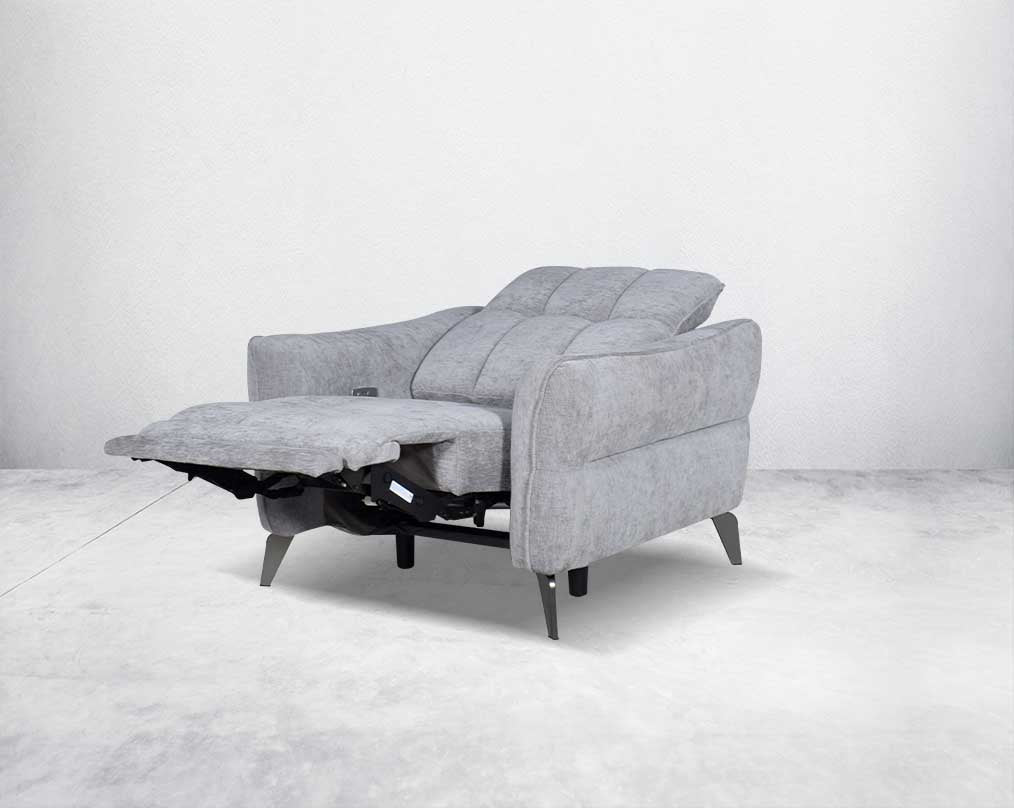 Luneta Fabric Power Recliner Sofa