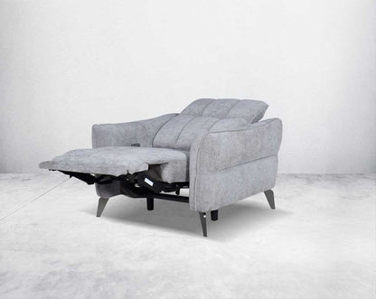 Luneta Fabric Power Recliner Sofa