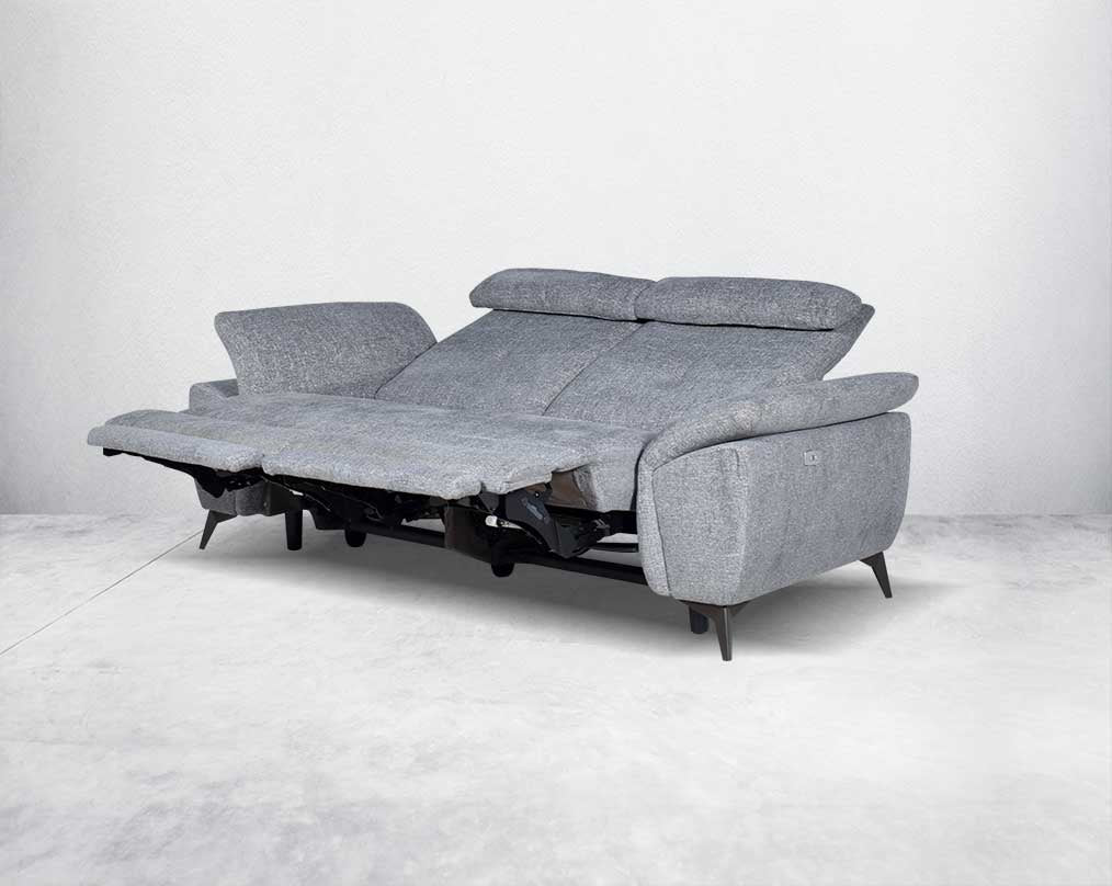Rufio Fabric Power Recliner Sofa Set