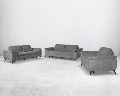 Rufio Fabric Power Recliner Sofa Set