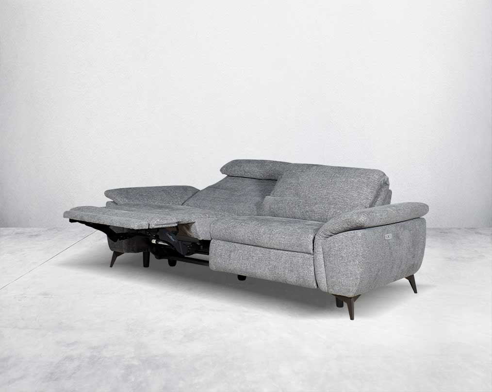 Rufio Fabric Power Recliner Sofa Set