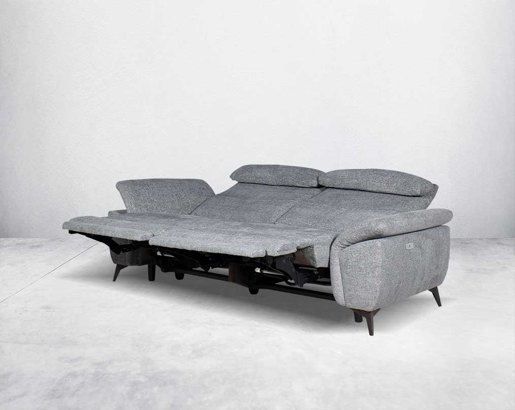 Rufio Fabric Power Recliner Sofa Set