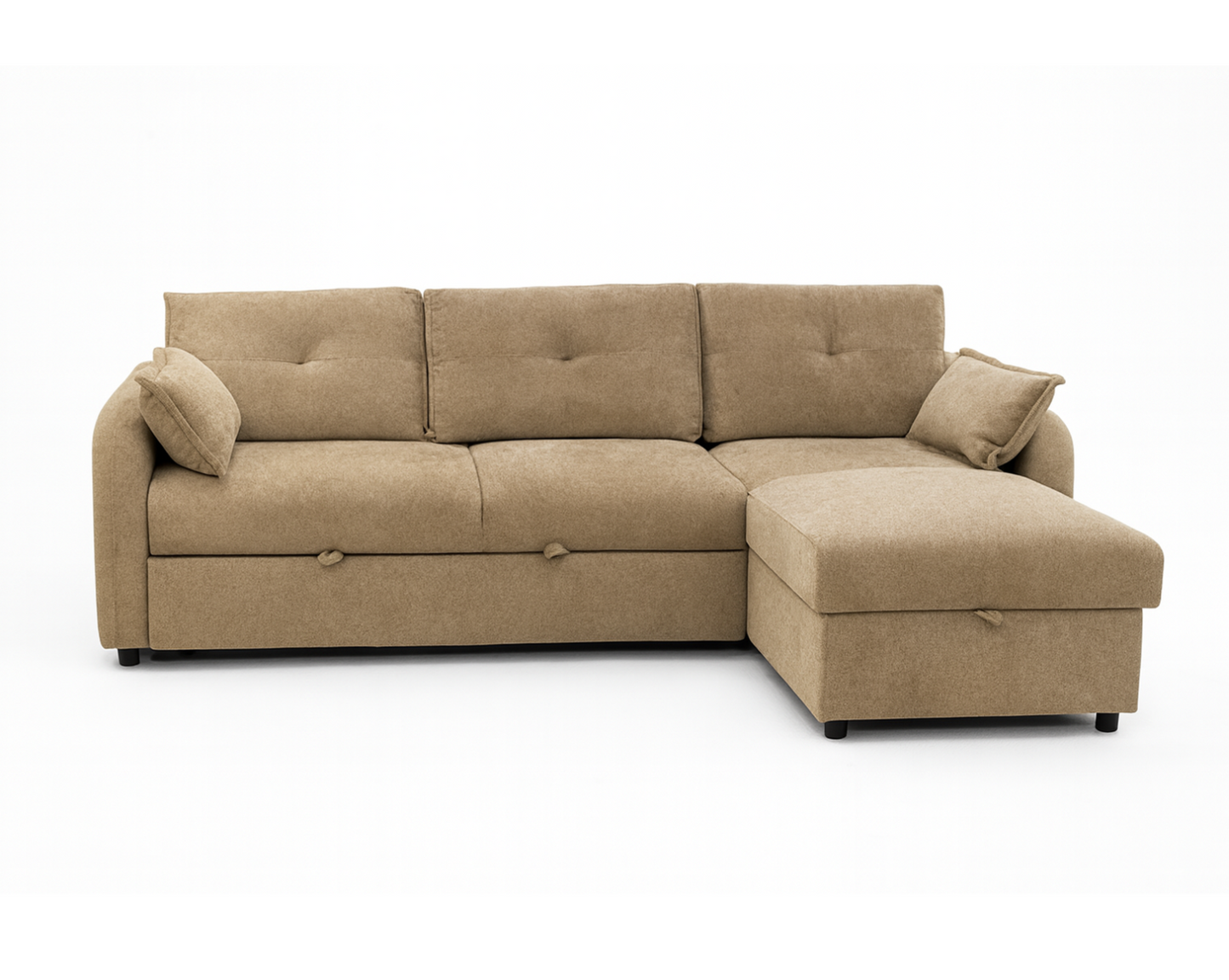 Camilo Fabric Sectional Sofa Cum Bed