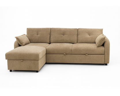 Camilo Fabric Sectional Sofa Cum Bed