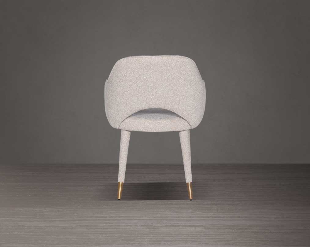 Aria Fabric Gold Dining Chair