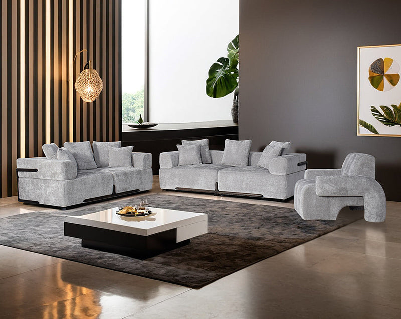 Ivan Fabric Sofa Set