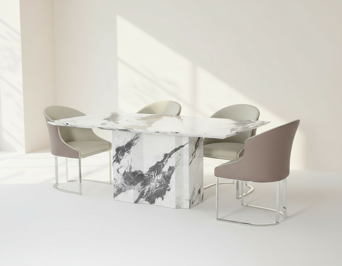 Incencio Marble Dining Table