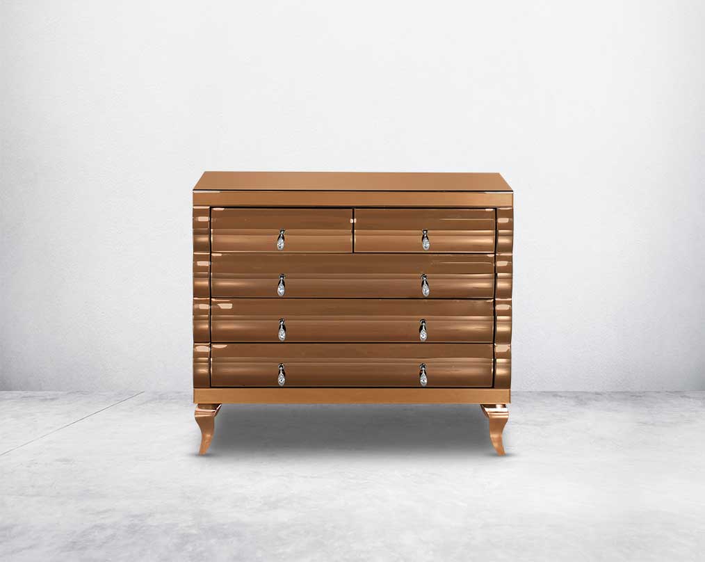 luxury Bedside tables 6 drawer 