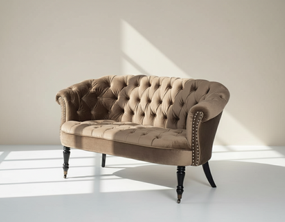 Ezmeralda Two Seater Fabric Wing Chair