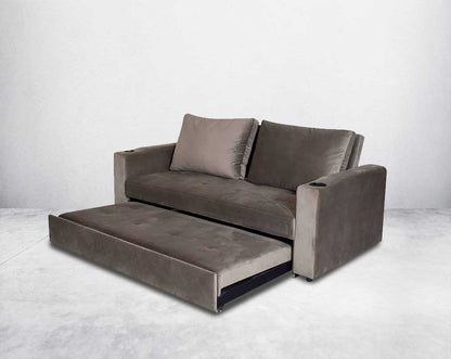 Our stylish sofa cum bed with pillow  that enhances the aesthetic appeal of your living space.
