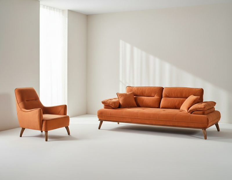 Mayer Fabric Sofa Set