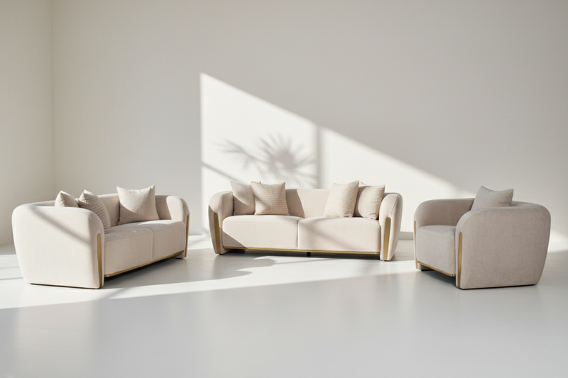 Armando Fabric Sofa Set