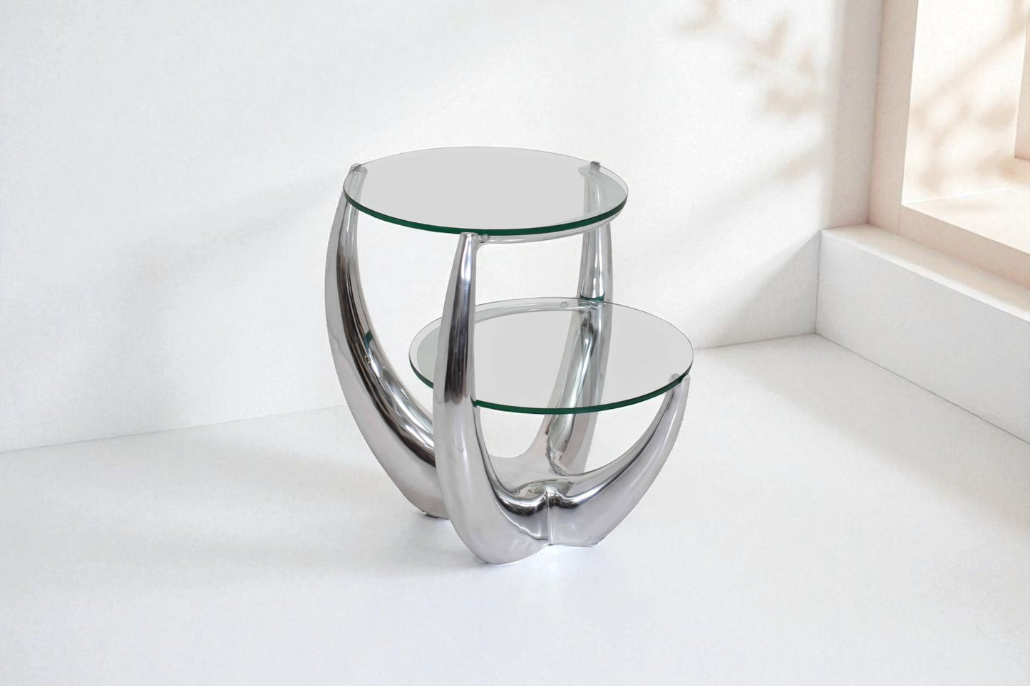 Fausto Silver End Table