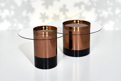 Madrid Rose Gold Coffee & End Table Set