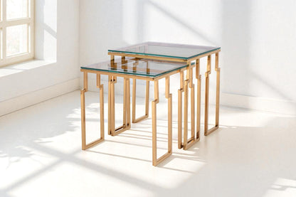 Carola Gold Nested Table