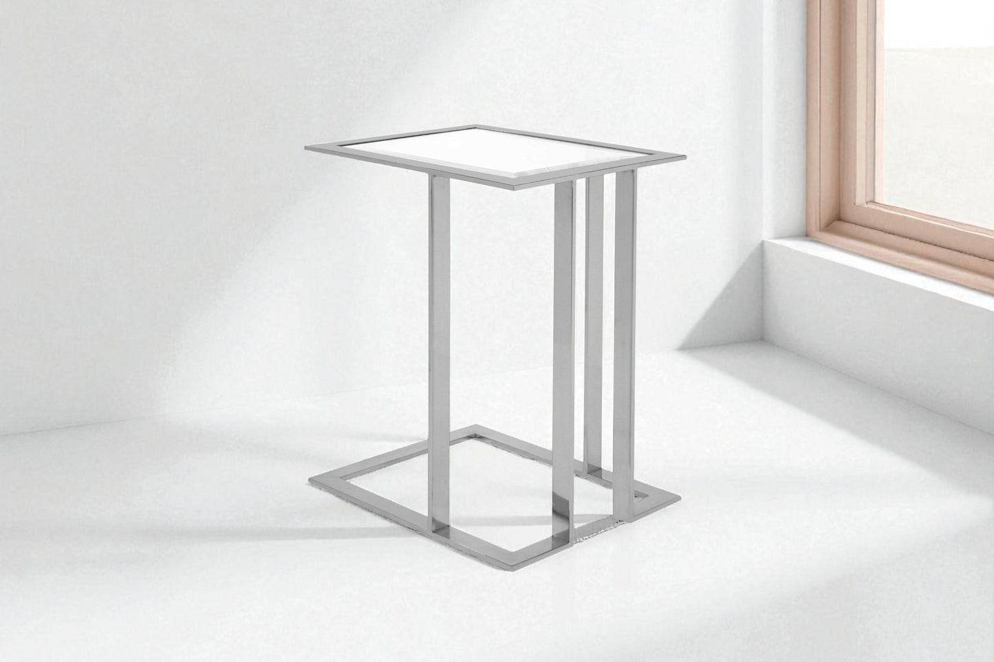 Jemsa Silver End Table