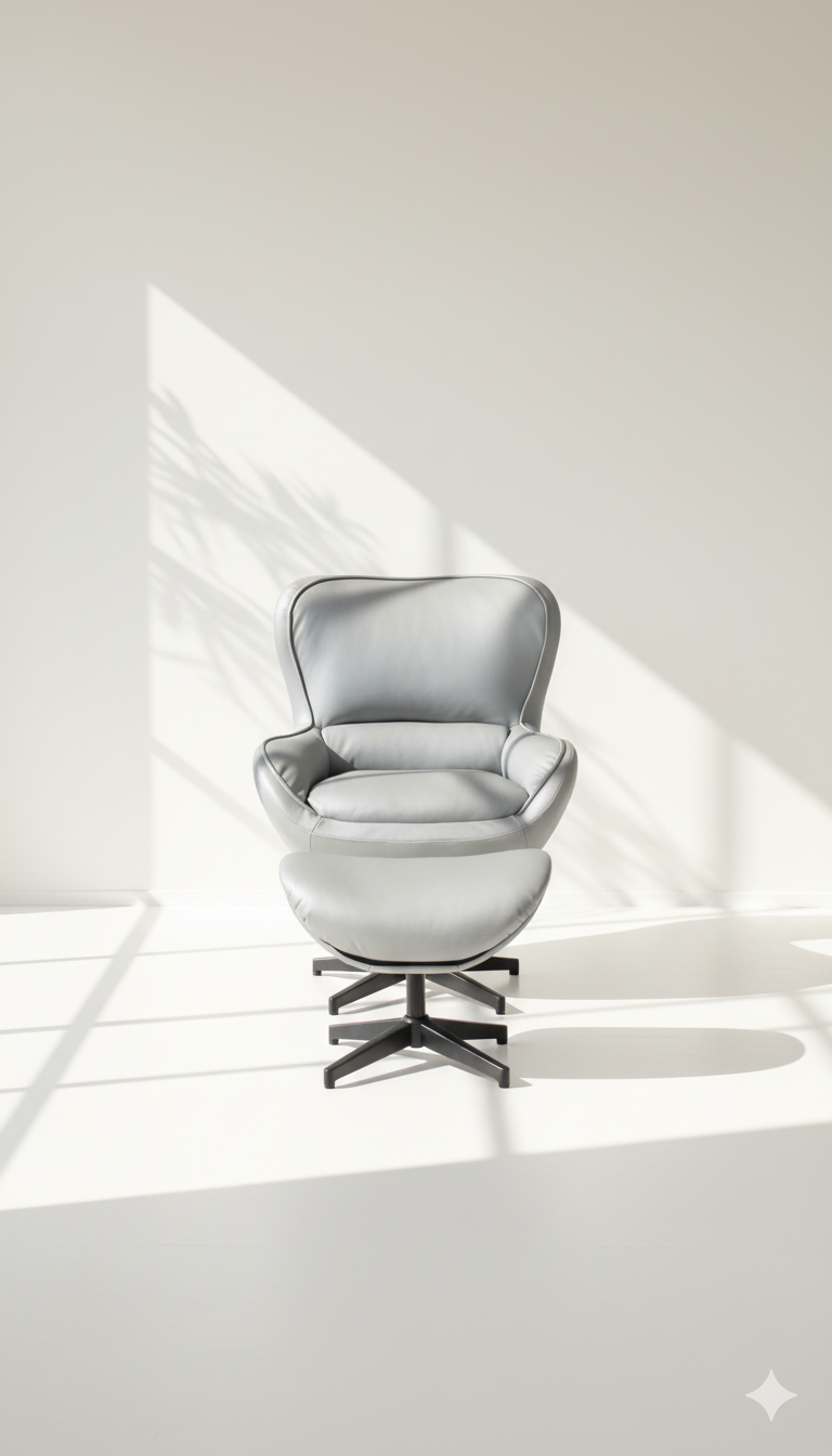Delfina Leisure Chair With Foot Rest