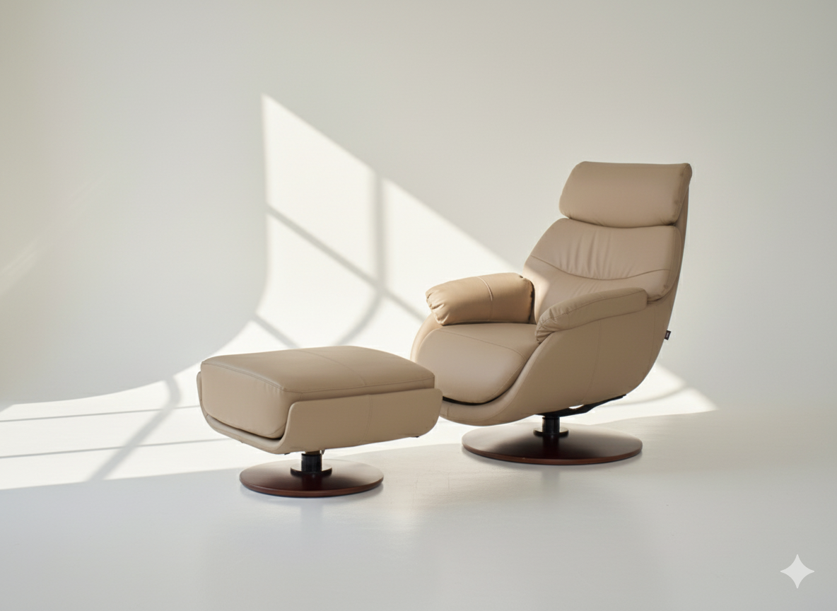 Hiro Leatherette Leisure Chair
