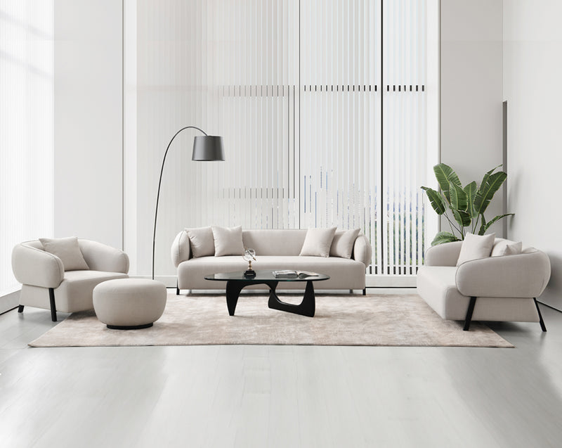 Aaron Fabric Sofa Set